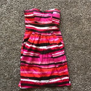 Sweetheart striped dress