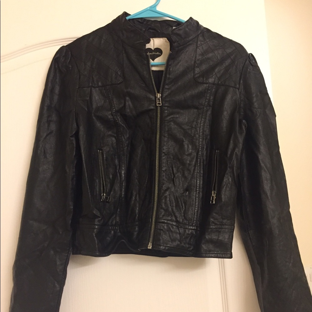 Faux Leather Jacket