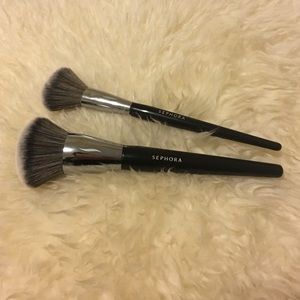 Sephora Pro brushes 61 & 55 - powder & foundation