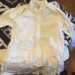 White long sleeve show shirt