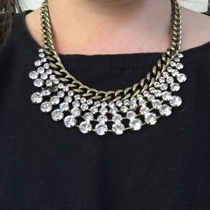 BaubleBar crystal statement necklace