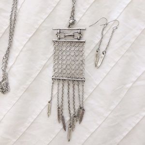 Necklace & Earring Set Silver