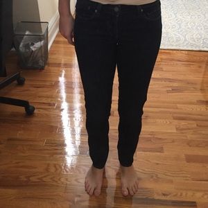Paige straight leg dark jeans