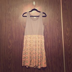 Multi tone light weight dress