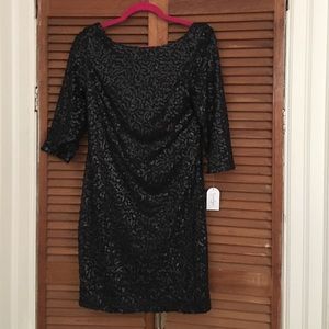 Black sequined Jessica Simpson dress