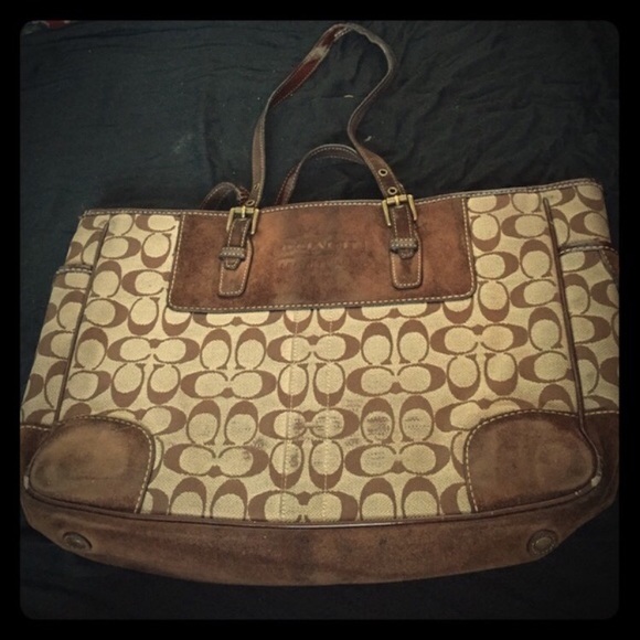 Coach Large Tote - great for work/school - Picture 1 of 4