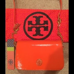 Tory Burch Robinson Chain Mini Code Cross Body