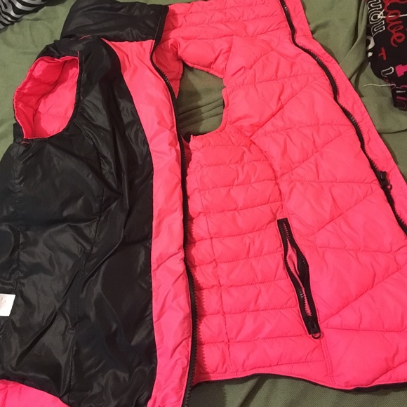 Pink and Black Vest . reversable if want to - Picture 1 of 2