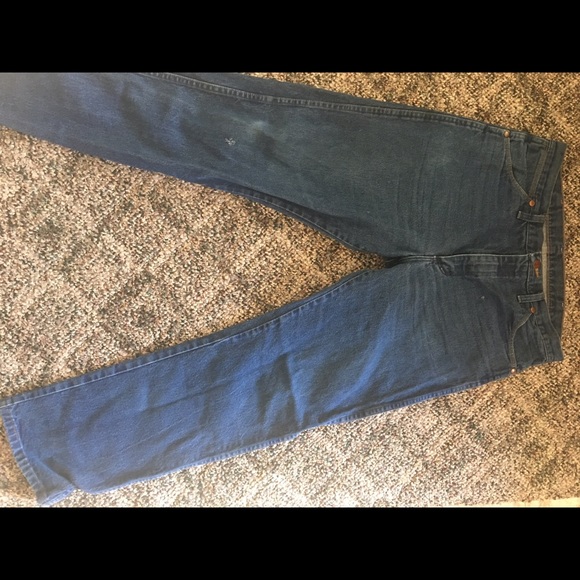 Men's wrangler boot cut jeans 35x32
