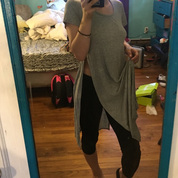 Side Slit shirt dress NWT