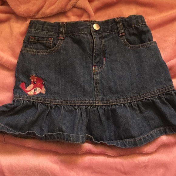 Gymboree denim skirt
