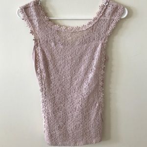 Express Floral Lace Tank