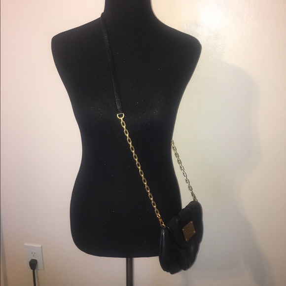 Marc Cain Black Silver Studded Cross Body Bag KB TI.19 W14 main image 0