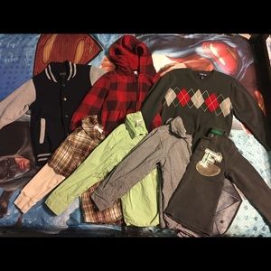 Boys size 5 long sleeve lot
