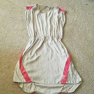 Express Silk capssleeve dress