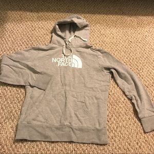 Gray North Face Hoodie