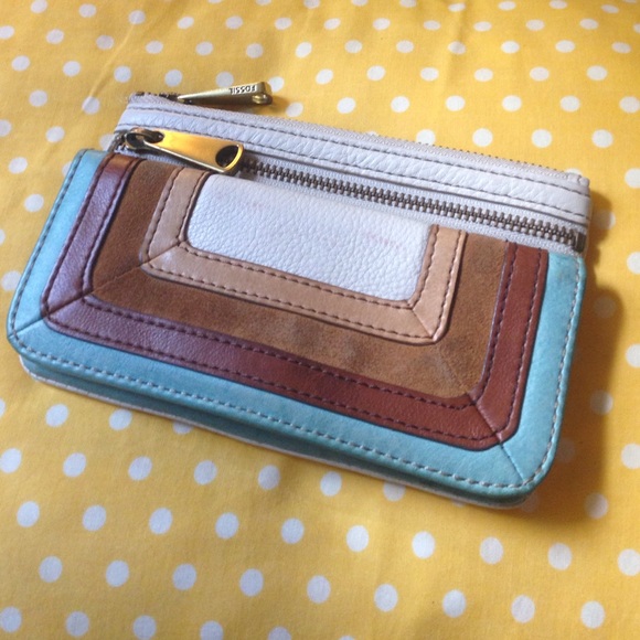 Fossil leather wallet