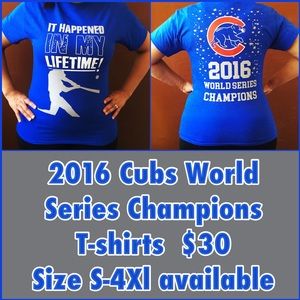 🎉🎉🎉2016 WORLD SERIES CHAMPIONSHIP TEES!!🎉🎉🎉