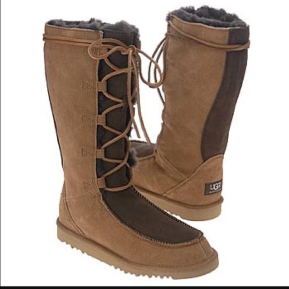 Lace up uggs