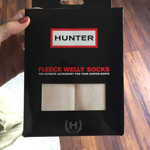 Hunter fleece welly socks