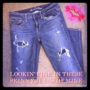💙AE Super stretchy skinny jeans💙