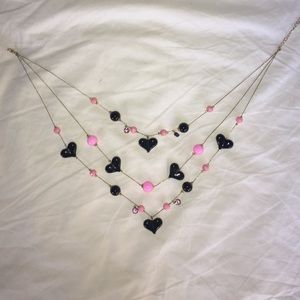 Layered Betsey Johnson necklace 💕