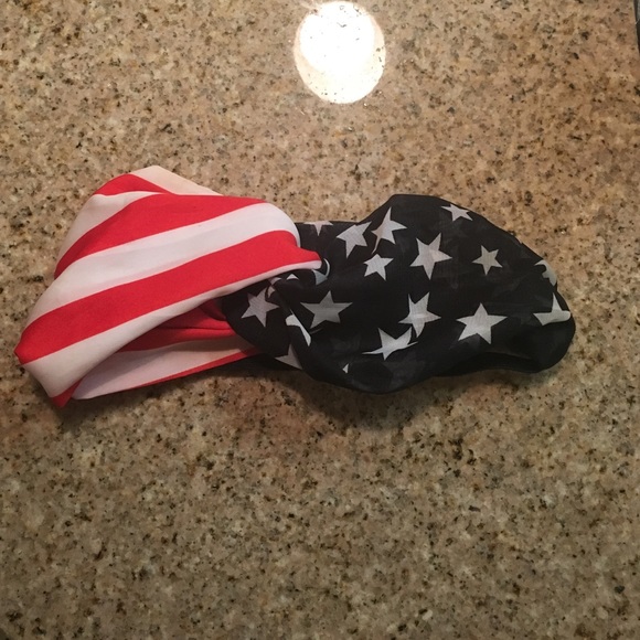 American Flag Headband