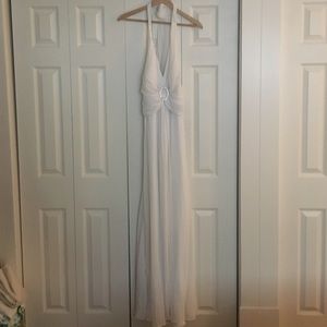 Long white wedding dress NEVER WORN