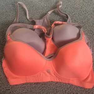 Lot of 2 Jessica Simpson wireless sports bras