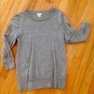 J. Crew 3/4 length merino wool sweater