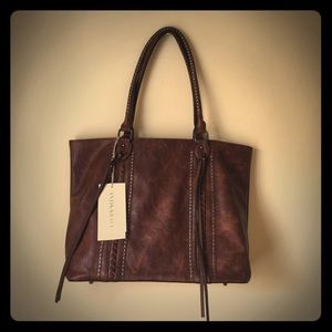 Antik Kraft Brown Leather Bag