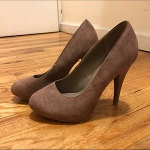 Taupe Suede X-Appeal Heels
