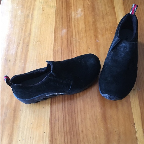 Merrell black Mini Mocs!