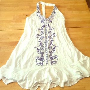 Sequin Hearts high low dress.