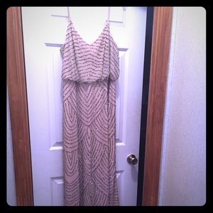 Adrianna papell dress Pink/taupe