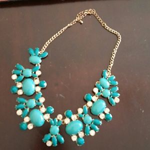 Teal necklace