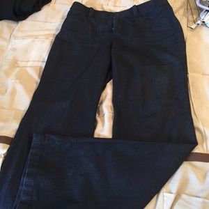 Ann Taylor Loft - denim trousers - worn once