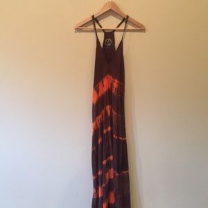 Barely worn-Blue Life Maxi dress