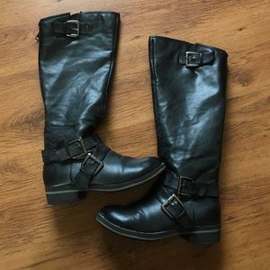 Black Legacie Madden Girl riding boots