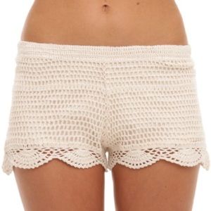 Volcom crochet shorts NWT