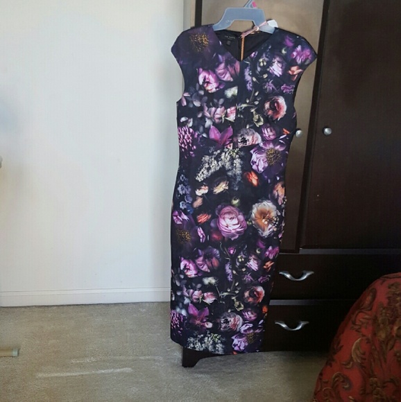 Ted baker midi dress floral