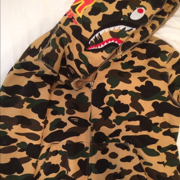 Bape shark hoodie
