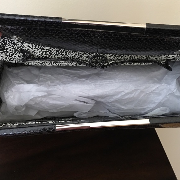 Brand new Rebecca Minkoff black leather clutch - Picture 3 of 4