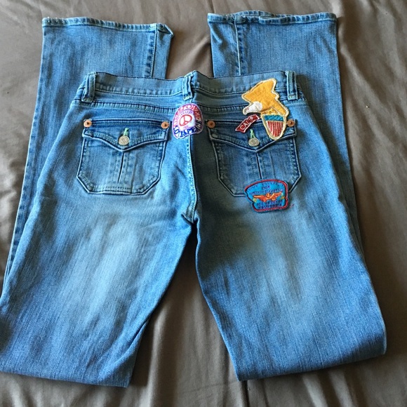Joy Jeans with Cali patches on butt size 5