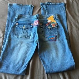 Joy Jeans with Cali patches on butt size 5