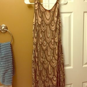 Pisarro nights sequined dress.
