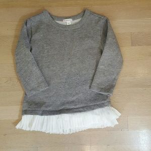 Girls Crewcuts top with silk trim