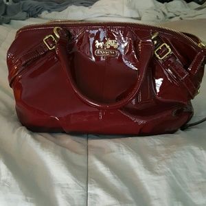 Genuine Patent Leather Coach handbag