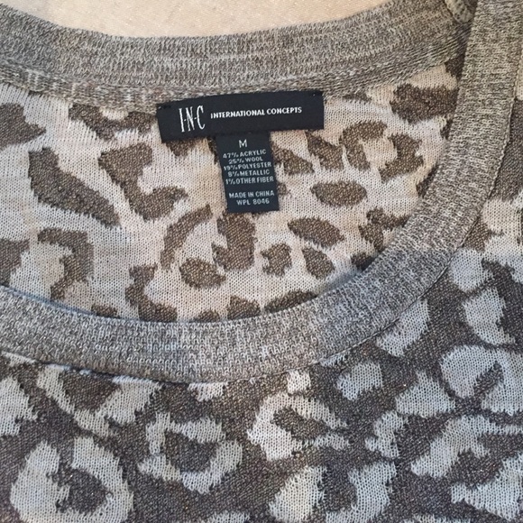 INC Print sweater - Picture 2 of 3