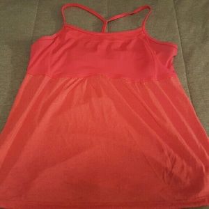 Champion Pink Racer back Work Out Tank XL